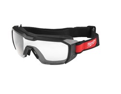 Milwaukee Niedrig-Profil-Vollsichtbrille, belüftet, klar